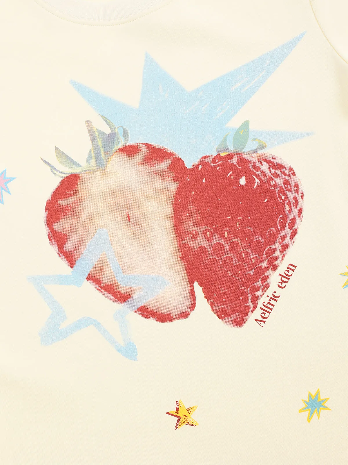 Aelfric Eden Star Strawberry Print Tee sold by Aelfric Eden product image thumbnail 3