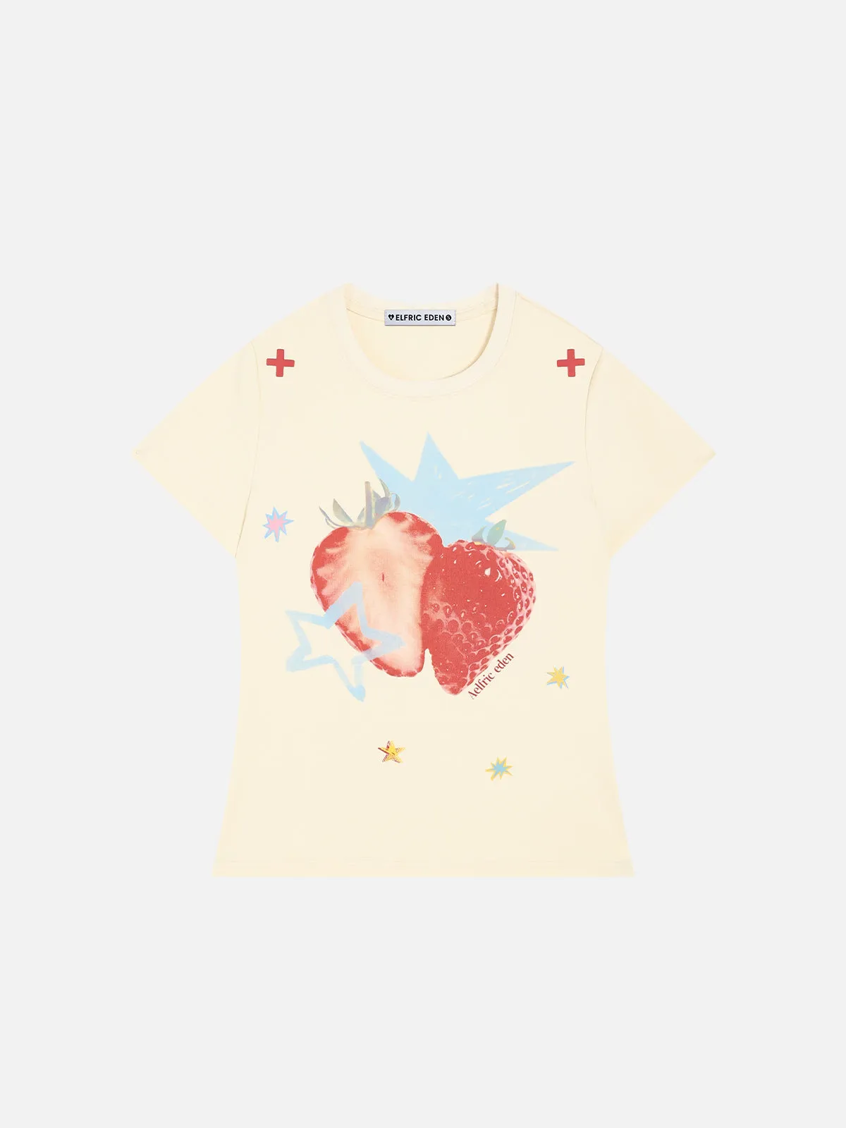 Aelfric Eden Star Strawberry Print Tee sold by Aelfric Eden