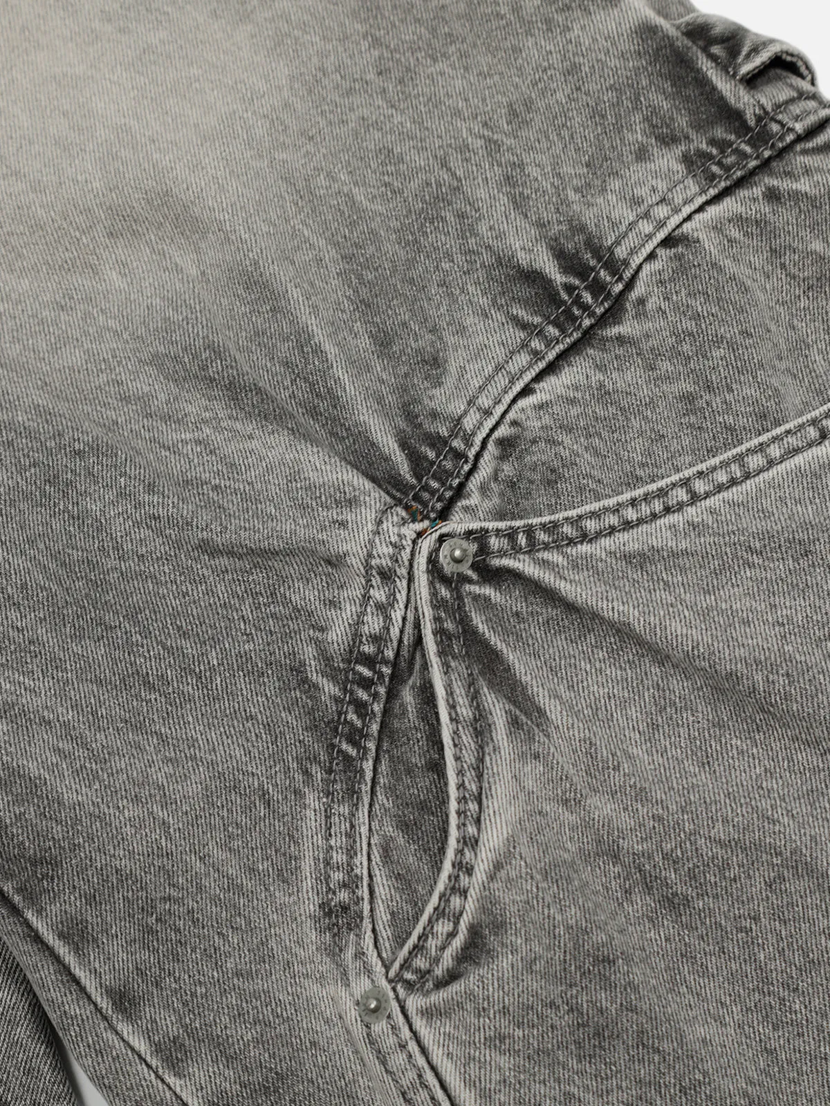 Aelfric Eden Deconstructive Washed Barrel Jeans sold by Aelfric Eden product image thumbnail 4