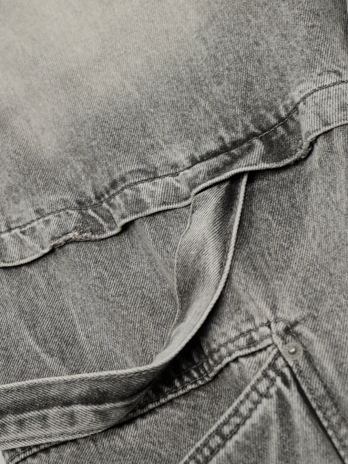 Aelfric Eden Deconstructive Washed Barrel Jeans sold by Aelfric Eden product image thumbnail 3