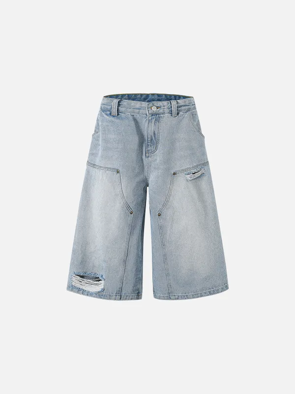 Aelfric Eden Double Knee Longline Jorts sold by Aelfric Eden