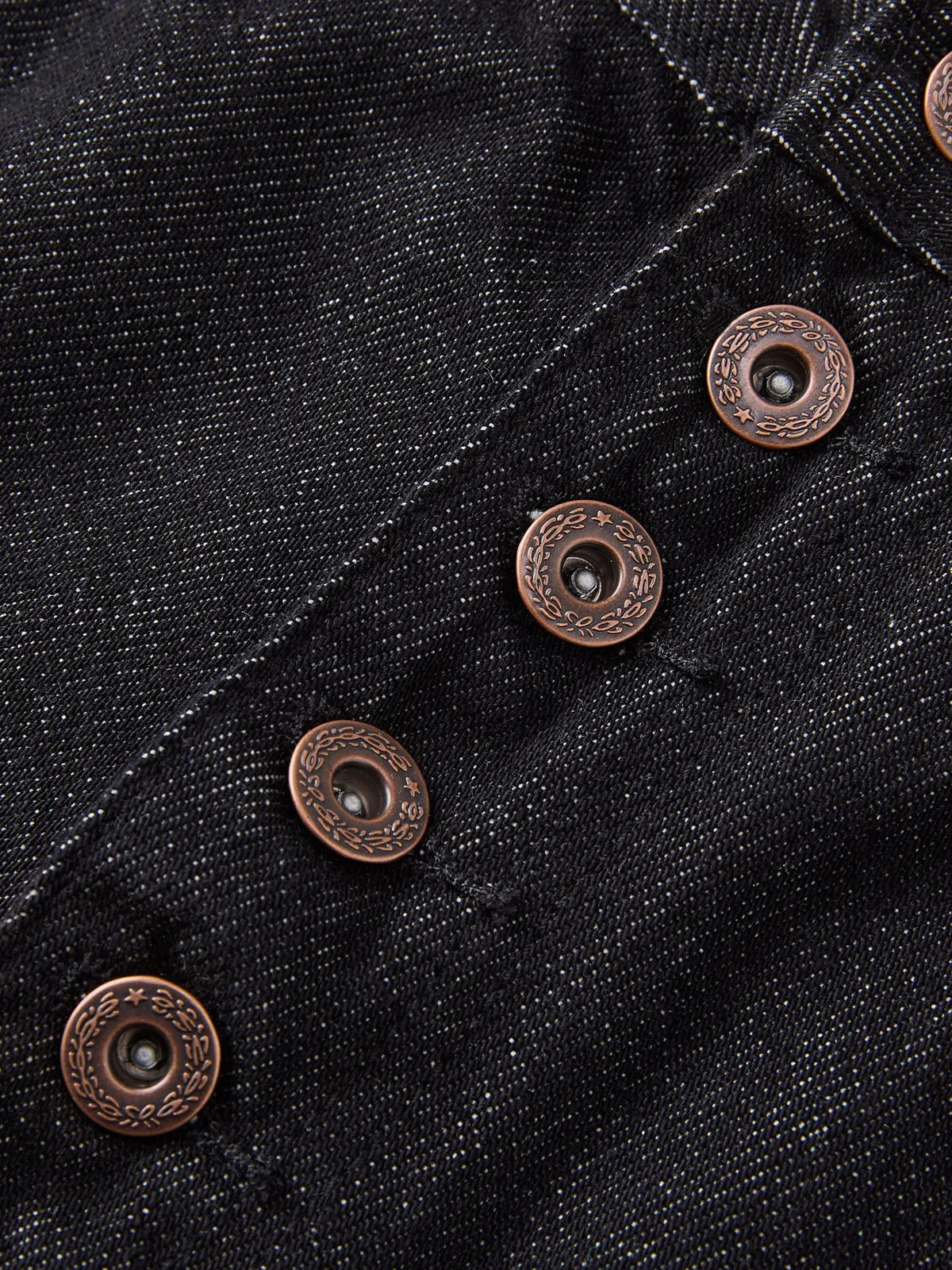 Aelfric Eden Buttons Raw Longline Jorts sold by Aelfric Eden product image thumbnail 3