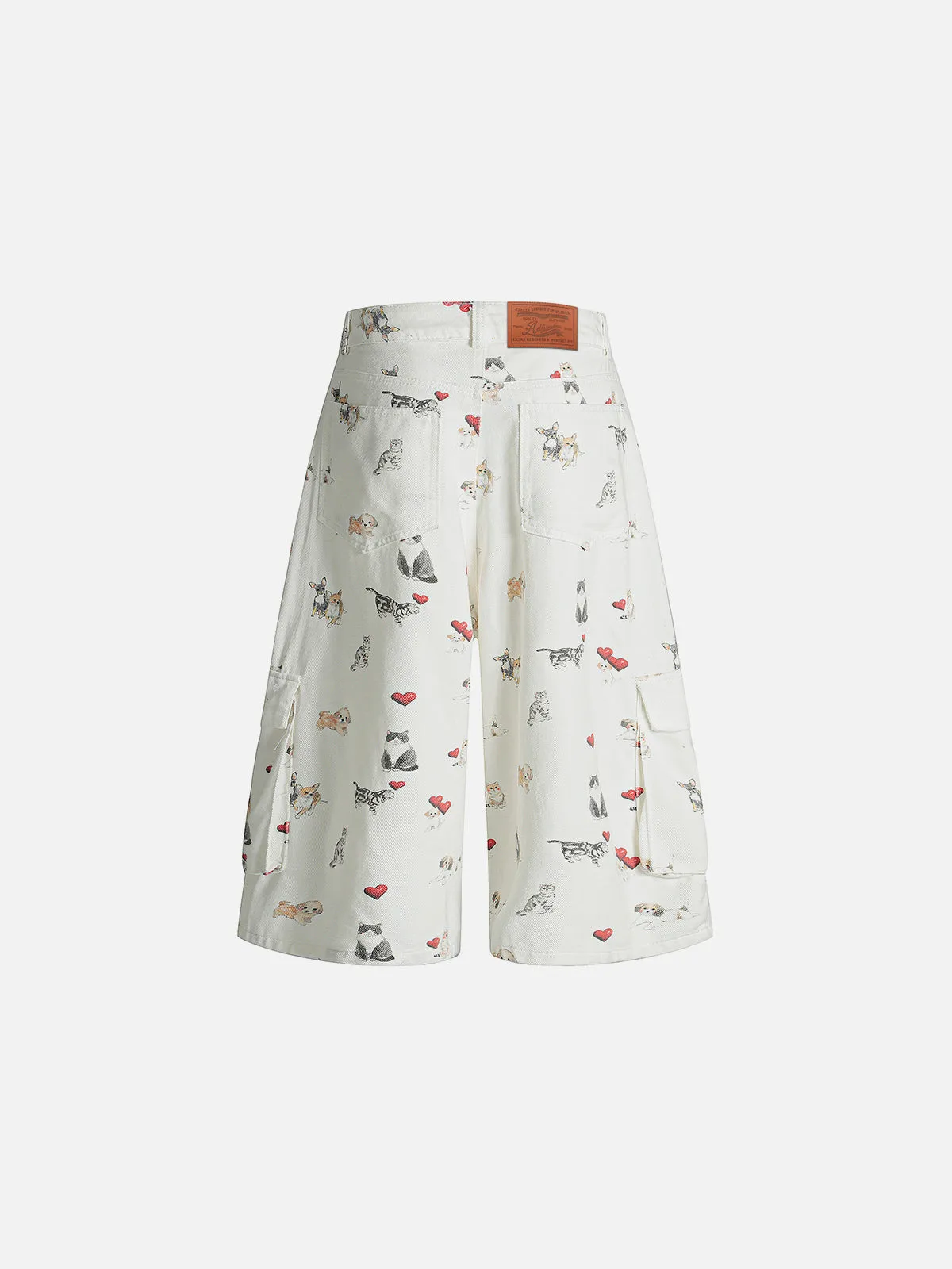 Aelfric Eden Animal Graphic Longline Jorts sold by Aelfric Eden product image thumbnail 2