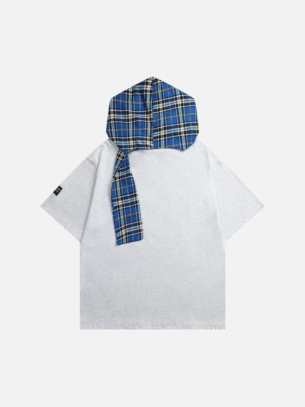 Aelfric Eden Plaid Detachable Hooded Tee sold by Aelfric Eden product image thumbnail 3