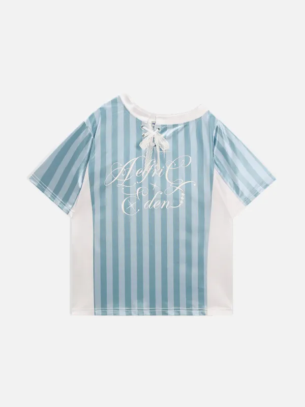 Tシャツ・カットソー Aelfric Eden Irregular Butterfly Print Washed Tee Aelfric Eden Irregular Butterfly Print Washed Tee