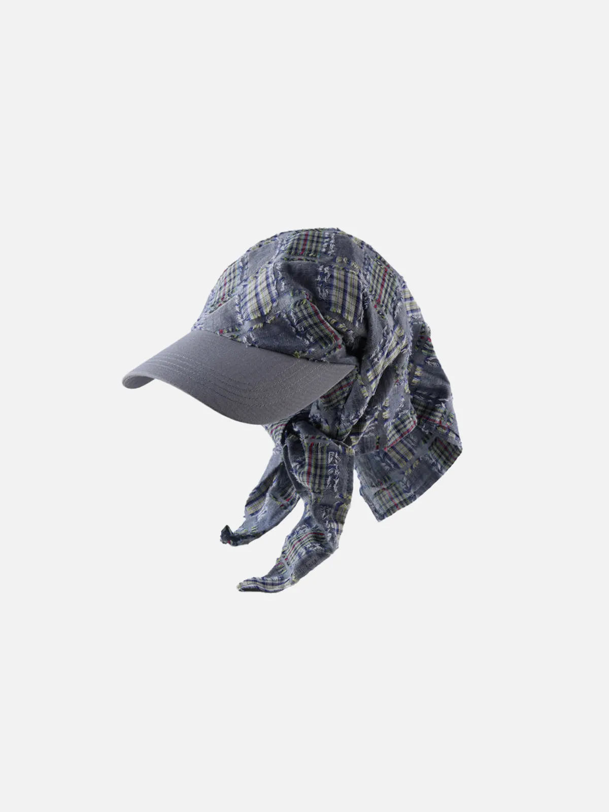 Plaid Patchwork Bandana Cap sold by Aelfric Eden product image thumbnail 2