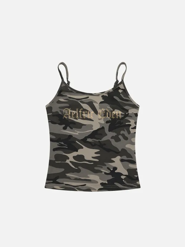 Aelfric Eden Camouflage Rhinestone Cami Top sold by Aelfric Eden