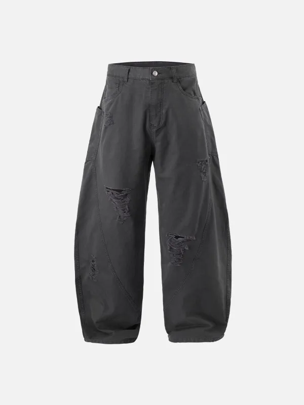 Aelfric Eden Distressed Baggy Barrel Pants sold by Aelfric Eden