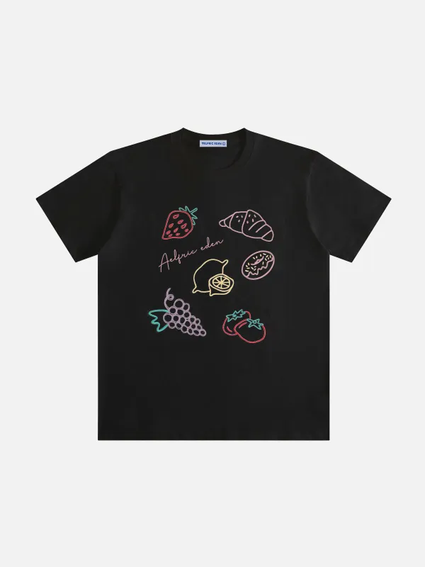 Aelfric Eden Embroidery Fruit Tee sold by Aelfric Eden