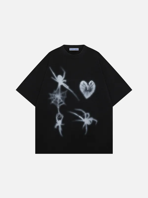 Aelfric Eden Blurring Spider Print Tee sold by Aelfric Eden