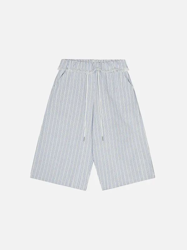 Aelfric Eden Lace Patchwork Stripe Shorts sold by Aelfric Eden
