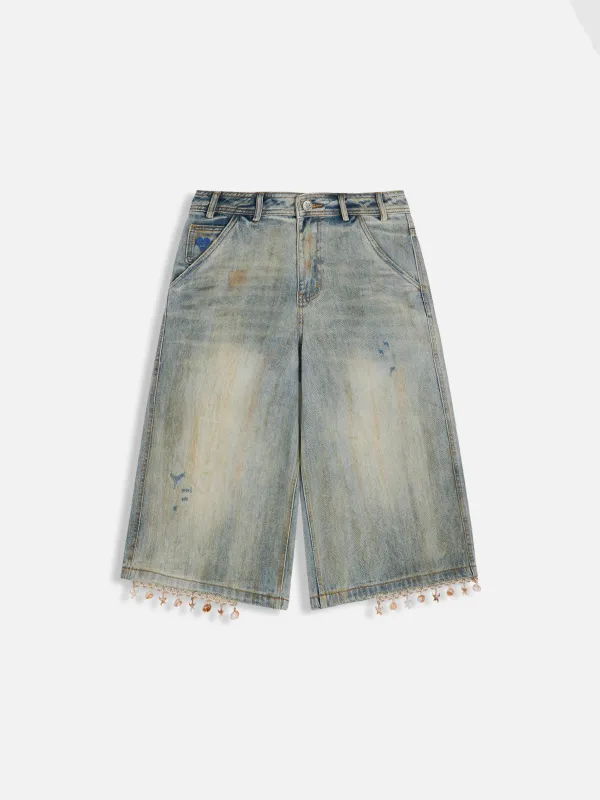 Aelfric Eden Shellfish Washed Longline Jorts sold by Aelfric Eden