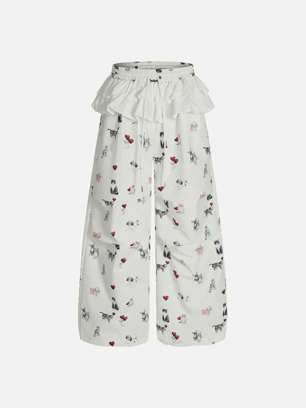 Aelfric Eden Animal Graphic Baggy Pants sold by Aelfric Eden