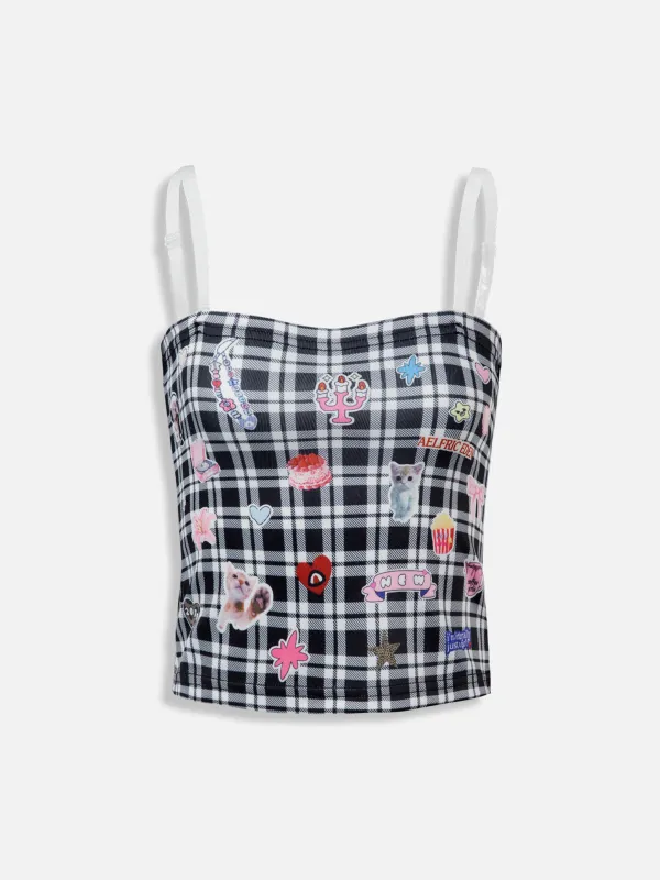 Aelfric Eden Sticker Print Cami Top made by Aelfric Eden