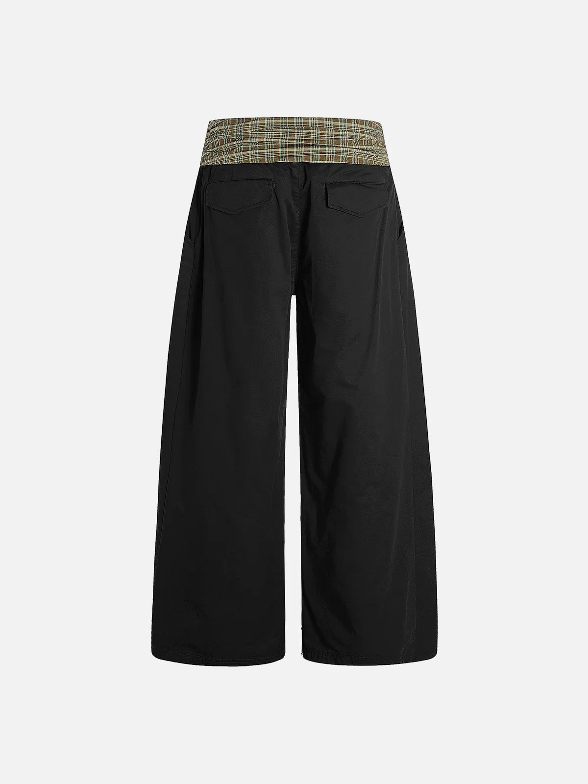 Aelfric Eden Plaid Waist Baggy Barrel Pants sold by Aelfric Eden product image thumbnail 3