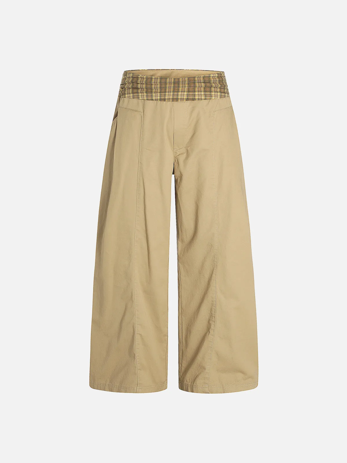 Aelfric Eden Plaid Waist Baggy Barrel Pants sold by Aelfric Eden product image thumbnail 2