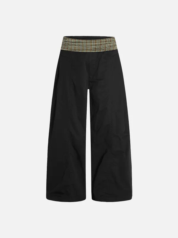 Aelfric Eden Plaid Waist Baggy Barrel Pants sold by Aelfric Eden