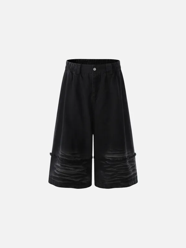 Aelfric Eden Fringe Texture Longline Jorts sold by Aelfric Eden