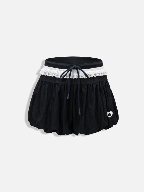 Aelfric Eden Lace Wrinkle Mini Shorts sold by Aelfric Eden