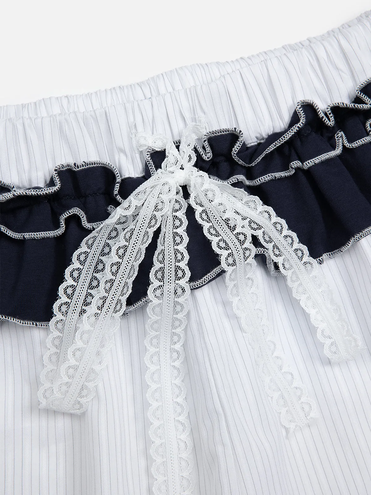 Aelfric Eden Stripe Lace Shorts sold by Aelfric Eden product image thumbnail 3