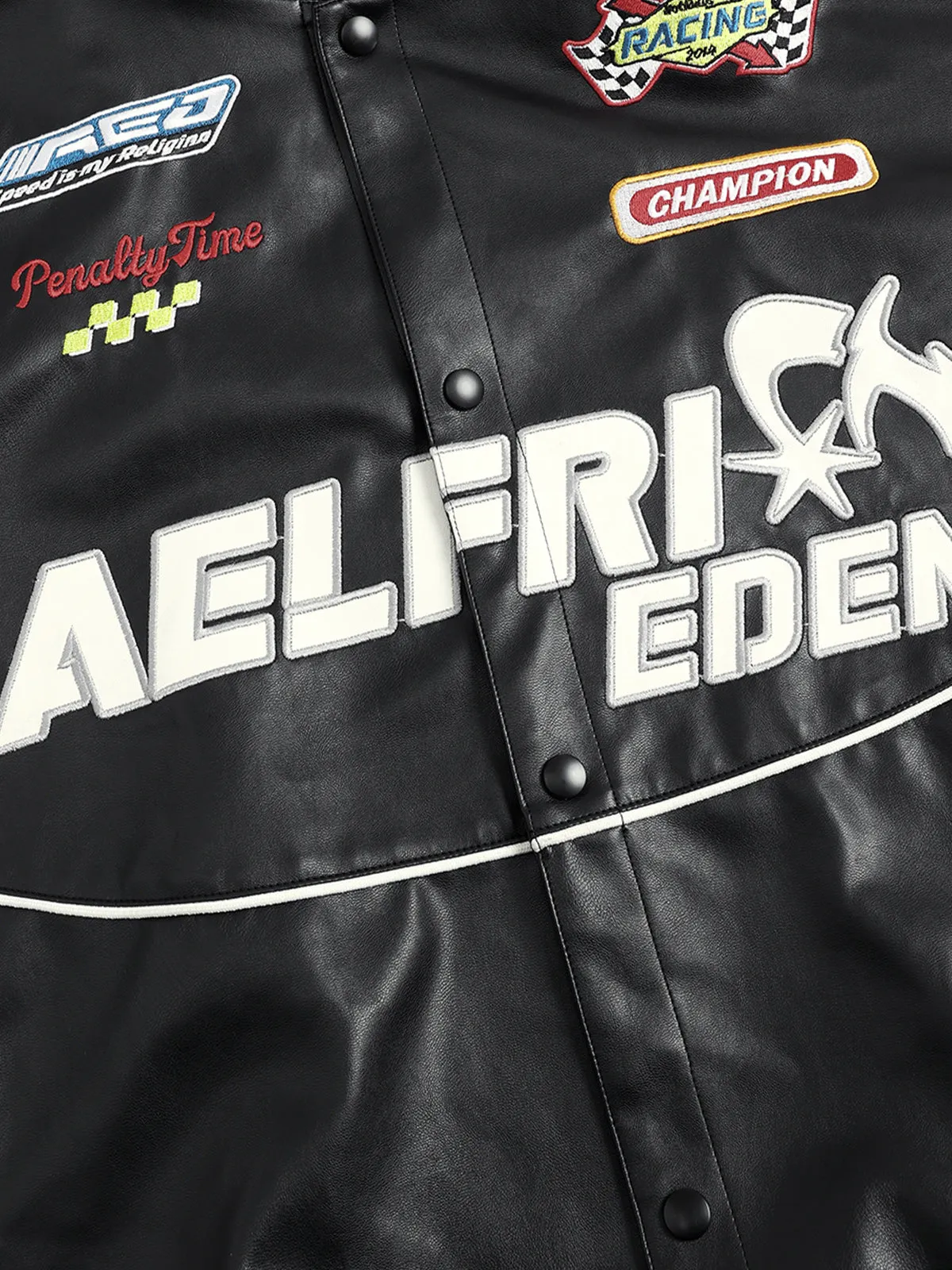 Aelfric Eden Racing Leather Jacket sold by Aelfric Eden product image thumbnail 3