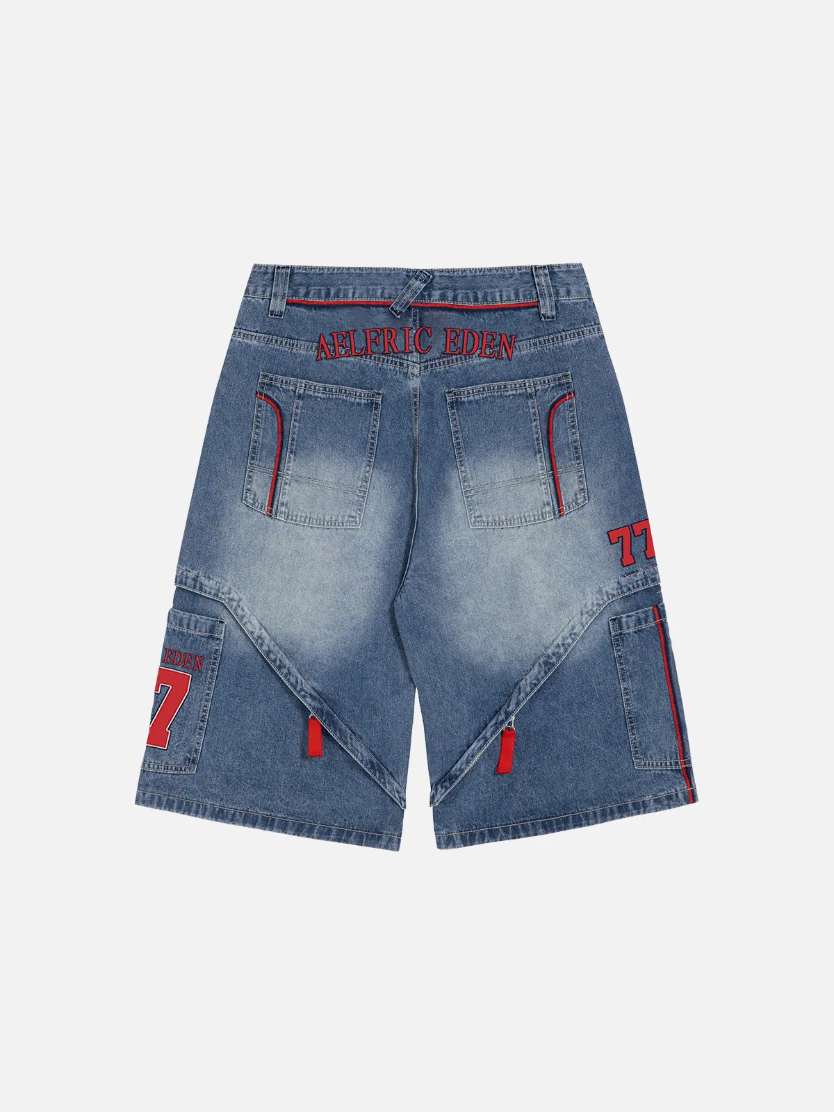 Aelfric Eden Deconstructive Patchwork Washed Jorts sold by Aelfric Eden product image thumbnail 2