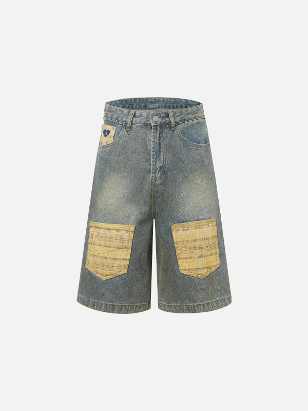 Aelfric Eden Vintage Plaid Pockets Jorts sold by Aelfric Eden