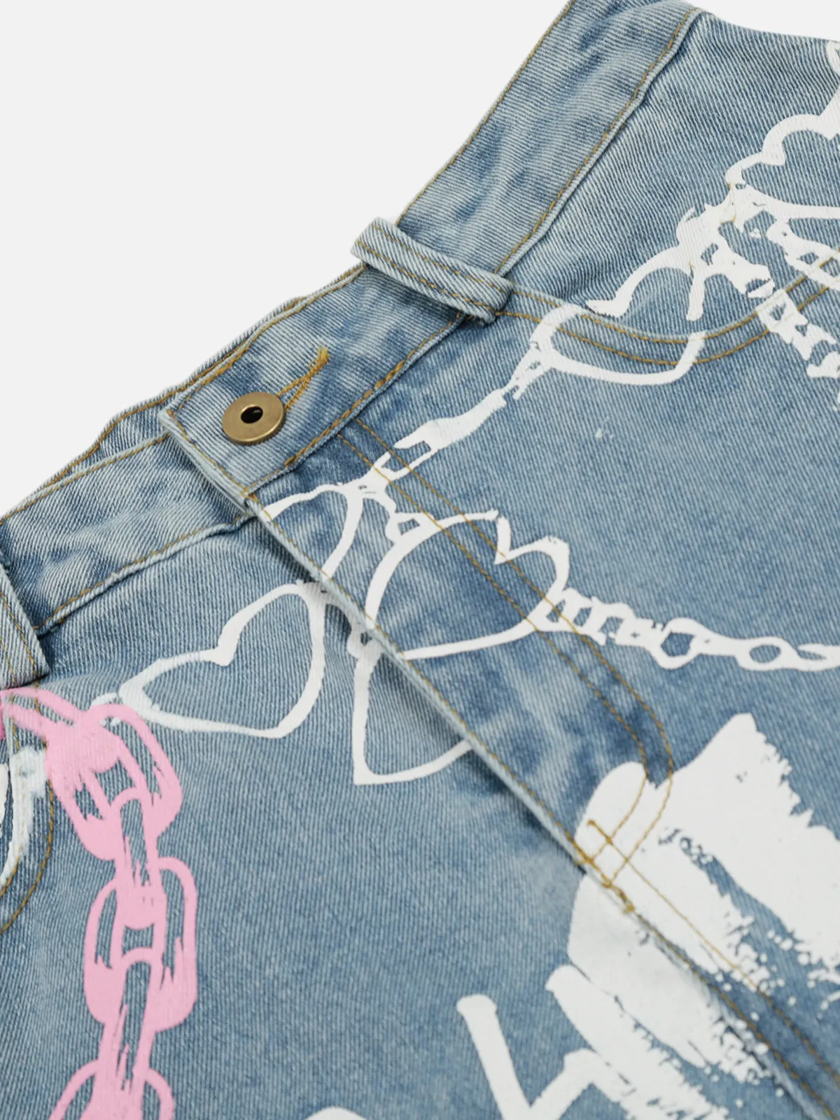 Aelfric Eden Graffiti Baggy Jeans sold by Aelfric Eden product image thumbnail 3