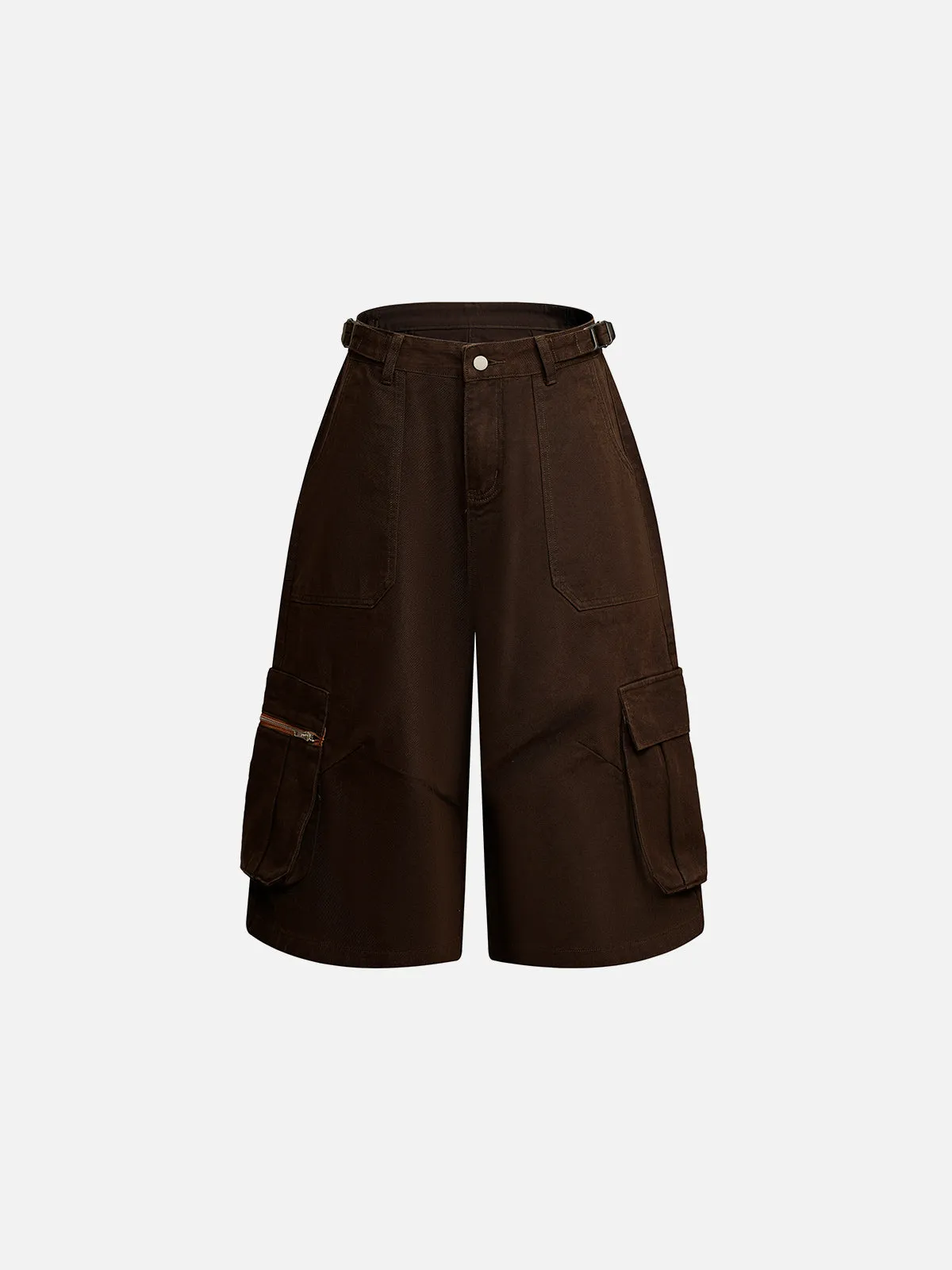 Aelfric Eden Zip Up Multi Pocket Longline Shorts sold by Aelfric Eden product image thumbnail 2