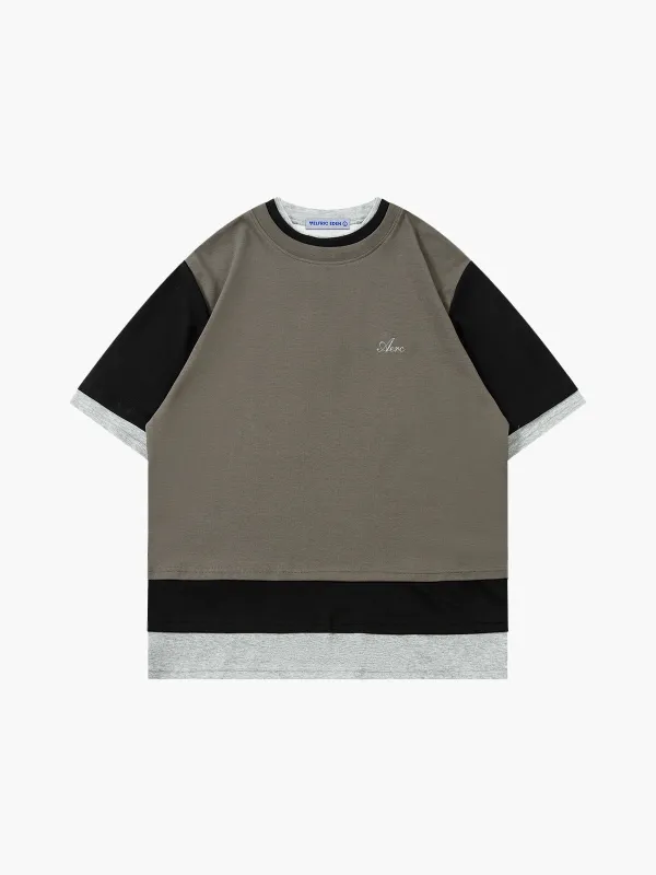 Aelfric Eden Color Blocking Two Layer Tee sold by Aelfric Eden