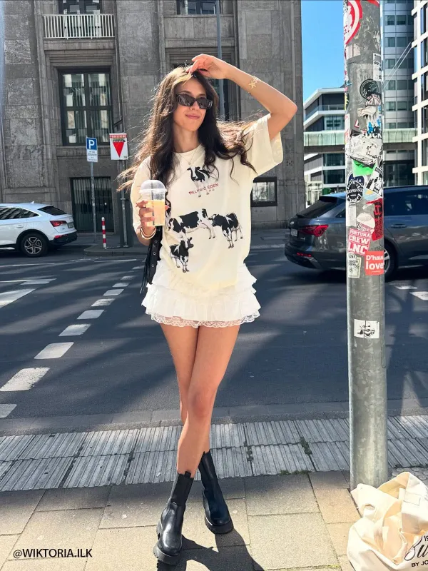 Aelfric Eden Dairy Cow Print Tee sold by Aelfric Eden