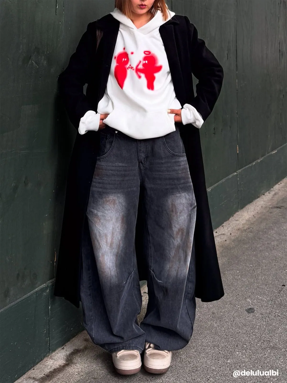 Aelfric Eden Vintage Super Baggy Barrel Jeans sold by Aelfric Eden product image thumbnail 4