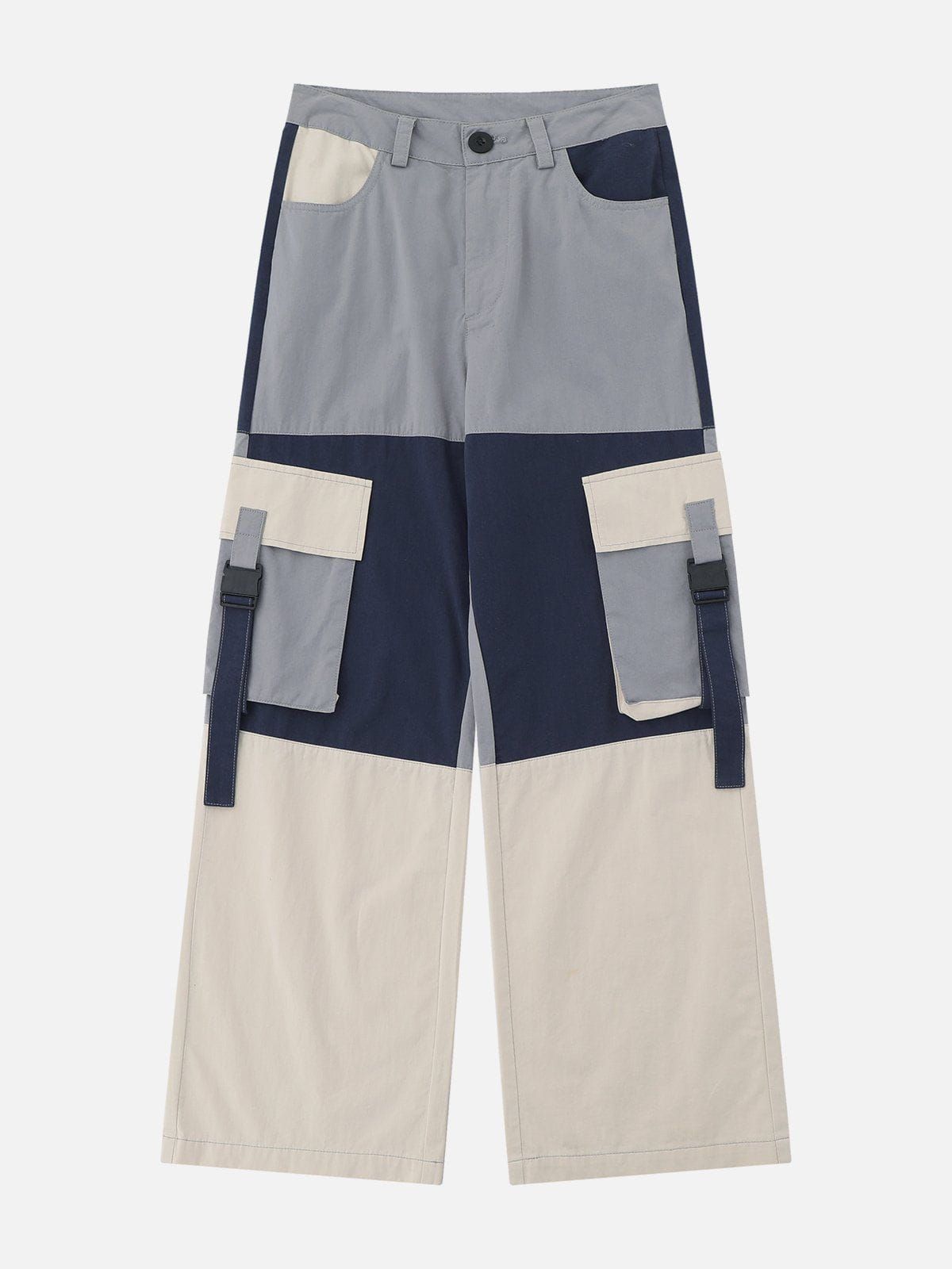 Color Blocking Pocket Cargo Pants sold by Aelfric Eden