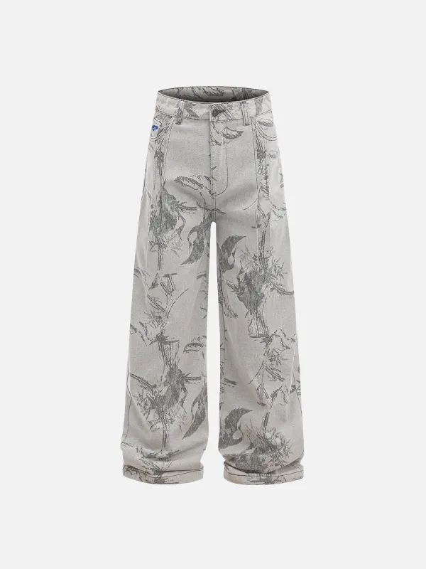 Aelfric Eden Abstract Graphic Jeans sold by Aelfric Eden