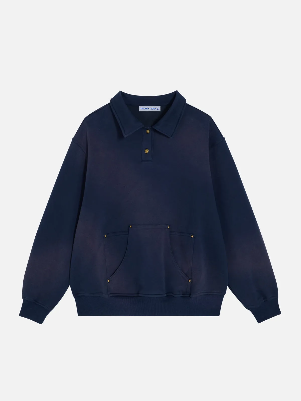 Aelfric Eden Rivets Pocket Polo Sweatshirt sold by Aelfric Eden