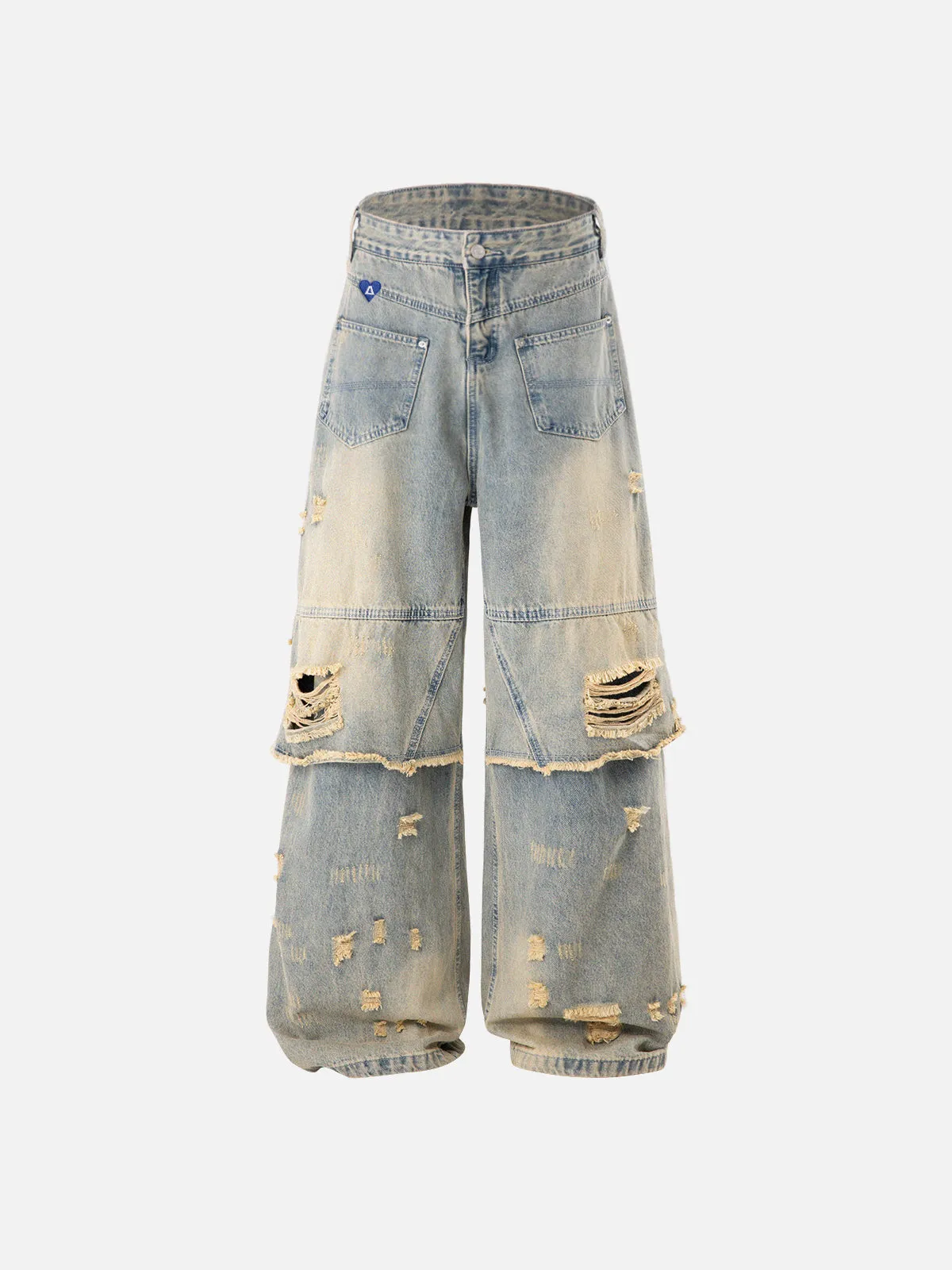 Aelfric Eden Ripped Layered Baggy Jeans sold by Aelfric Eden