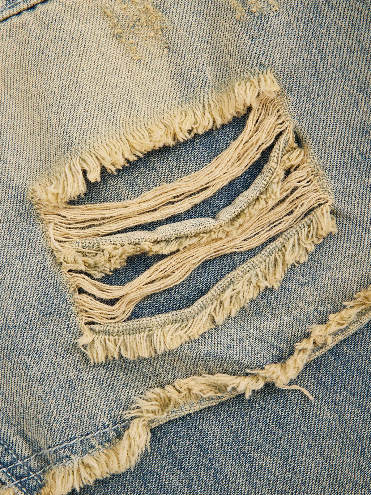 Aelfric Eden Ripped Layered Baggy Jeans sold by Aelfric Eden product image thumbnail 3