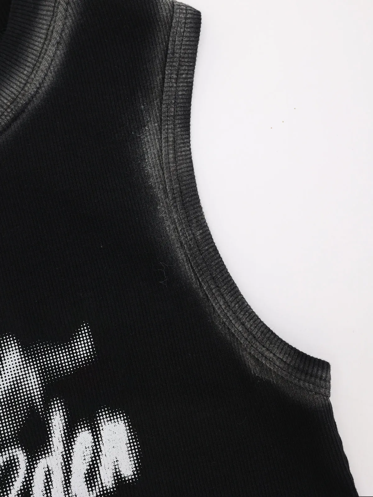 Aelfric Eden Blurring Graphic Washed Tank Top sold by Aelfric Eden product image thumbnail 4