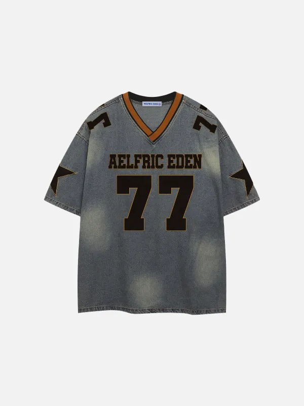 【Aelfric Eden】13 V-Neck Football Jersey Aelfric Eden 13 V-Neck Football Jersey – Aelfric eden