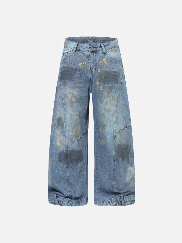 Aelfric Eden Dirt Color Barrel Jeans sold by Aelfric Eden