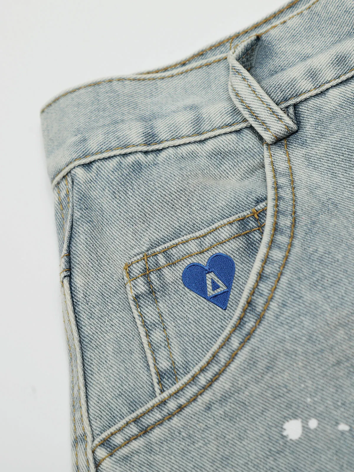 Aelfric Eden Splash-Ink Washed Loose Jorts sold by Aelfric Eden product image thumbnail 3
