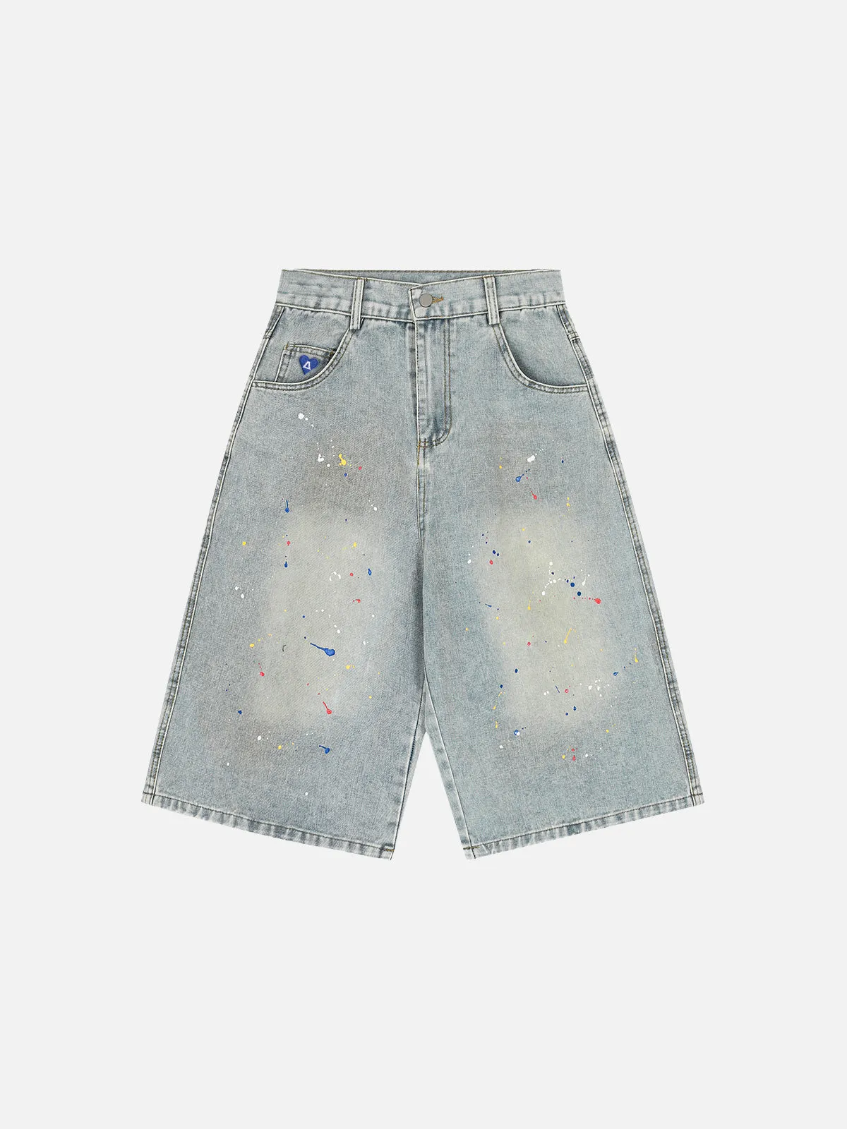 Aelfric Eden Splash-Ink Washed Loose Jorts sold by Aelfric Eden