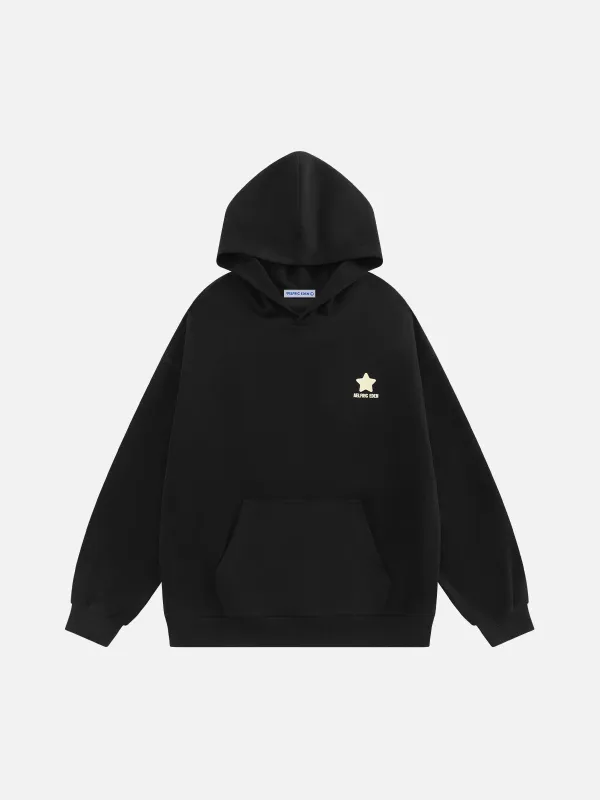 Aelfric Eden Vintage Print Eden Star Pullover Hoodie sold by Aelfric Eden