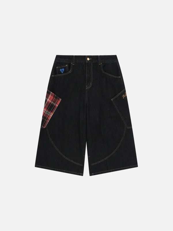 Aelfric Eden Plaid Pocket Longline Jorts sold by Aelfric Eden