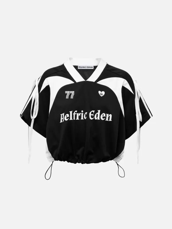 Aelfric Eden 77 Sporty Drawstring Cropped Tee sold by Aelfric Eden