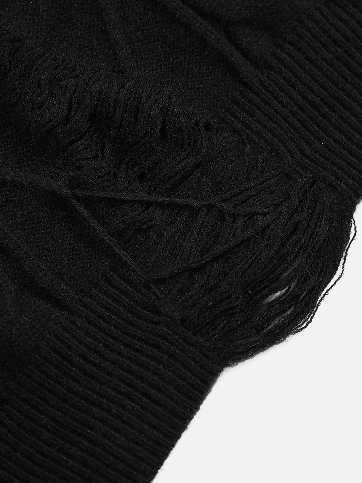 Aelfric Eden Cable Stitch Distressed Sweater sold by Aelfric Eden product image thumbnail 4