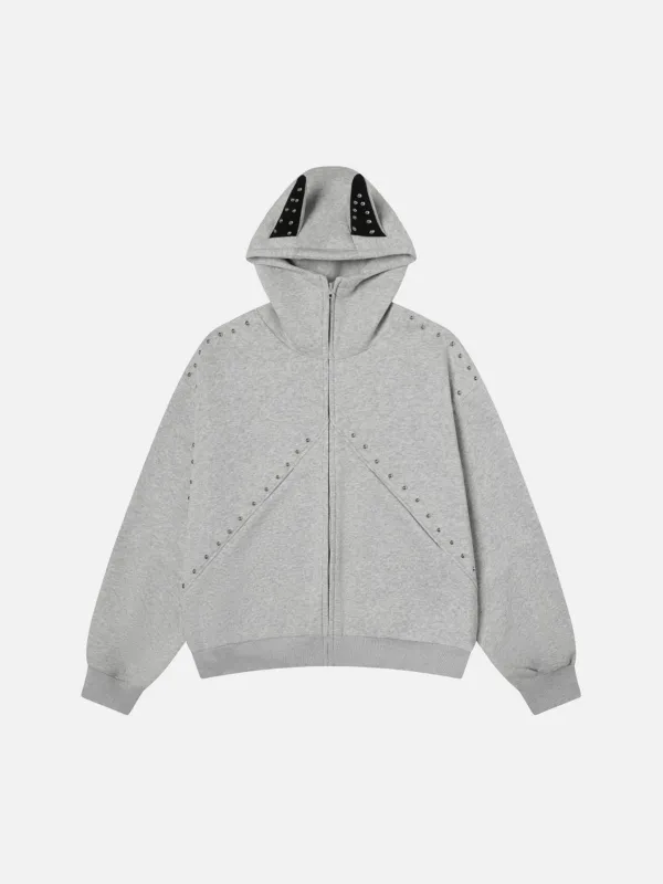 Aelfric Eden Rivet Horn Zip-Up Hoodie sold by Aelfric Eden