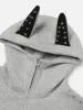 Aelfric Eden Rivet Horn Zip-Up Hoodie sold by Aelfric Eden