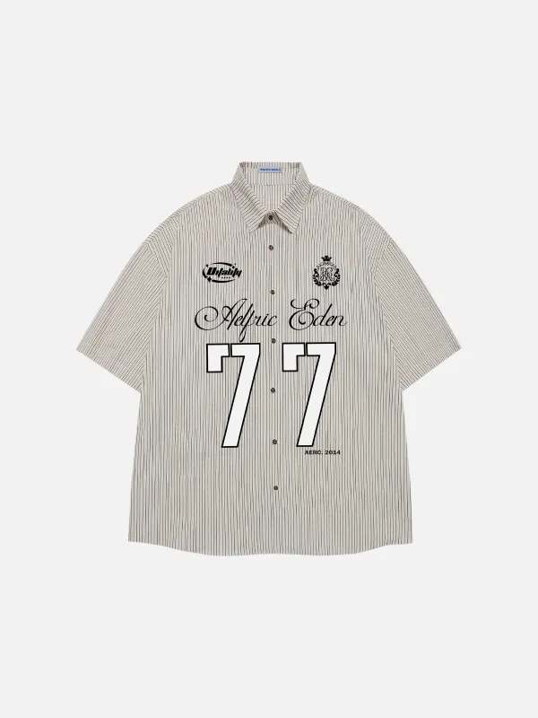 Aelfric Eden 77 Stripe Short Sleeve Shirt sold by Aelfric Eden