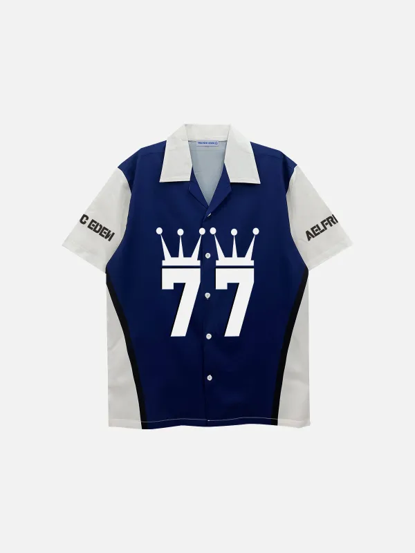 Aelfric Eden 77 Print Short Sleeve Shirt sold by Aelfric Eden